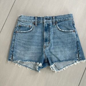 Abercrombie High Rise Mom Shorts